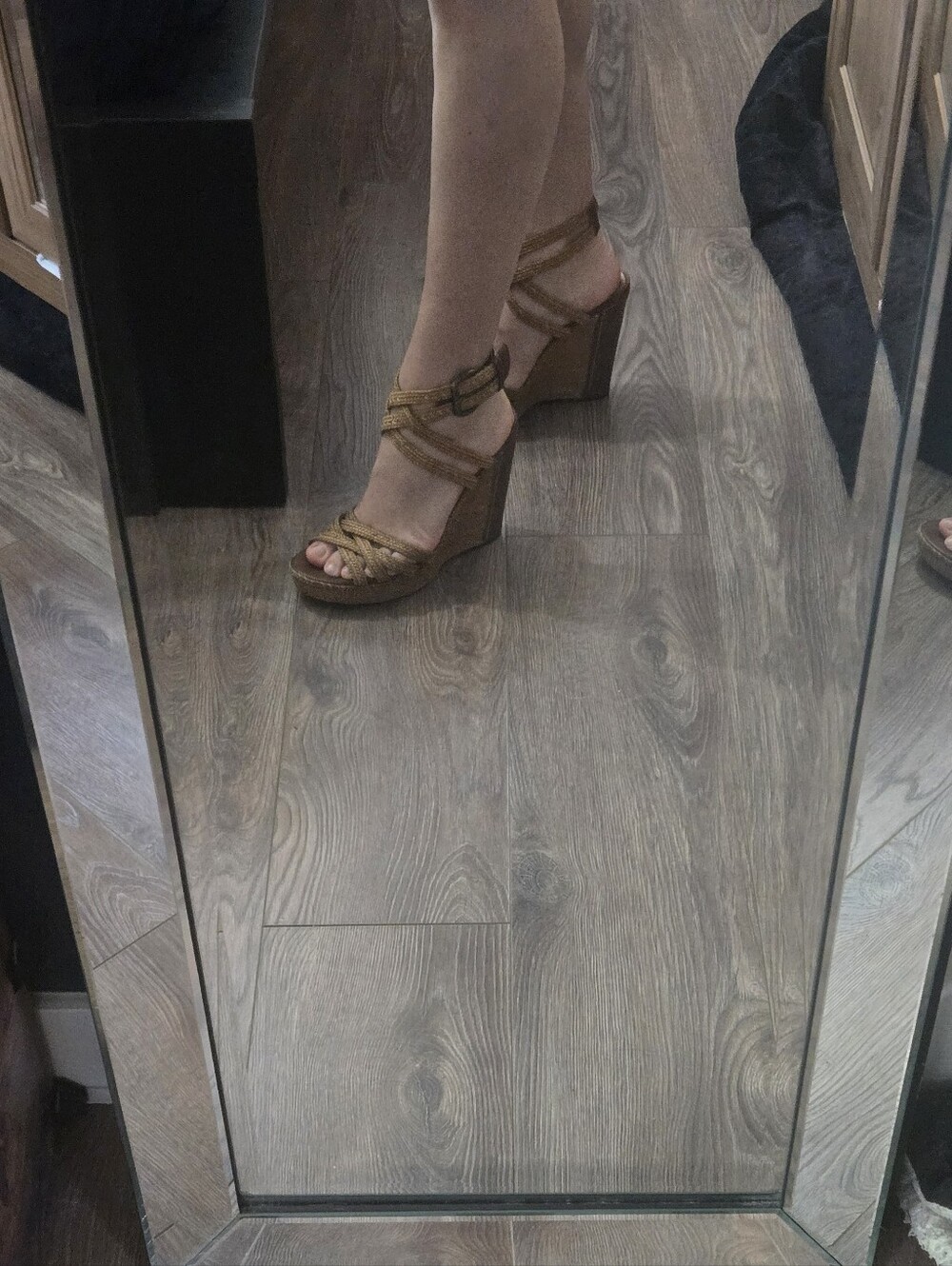 Stuart Weitzman Braided Wedge Sandals Size 8.5